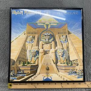 Iron Maiden Powerslave Vinyl Record Album 1984 Capitol ST12321 Original Pressing